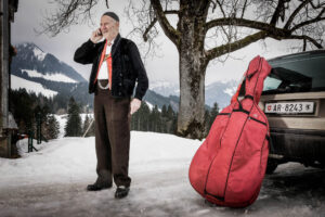 Urnaesch, Appenzell Ausserrhoden, Schweiz, 13. Maerz 2009 - Der 87 jaehrige Ueli Alder.

Photo by Daniel Ammann