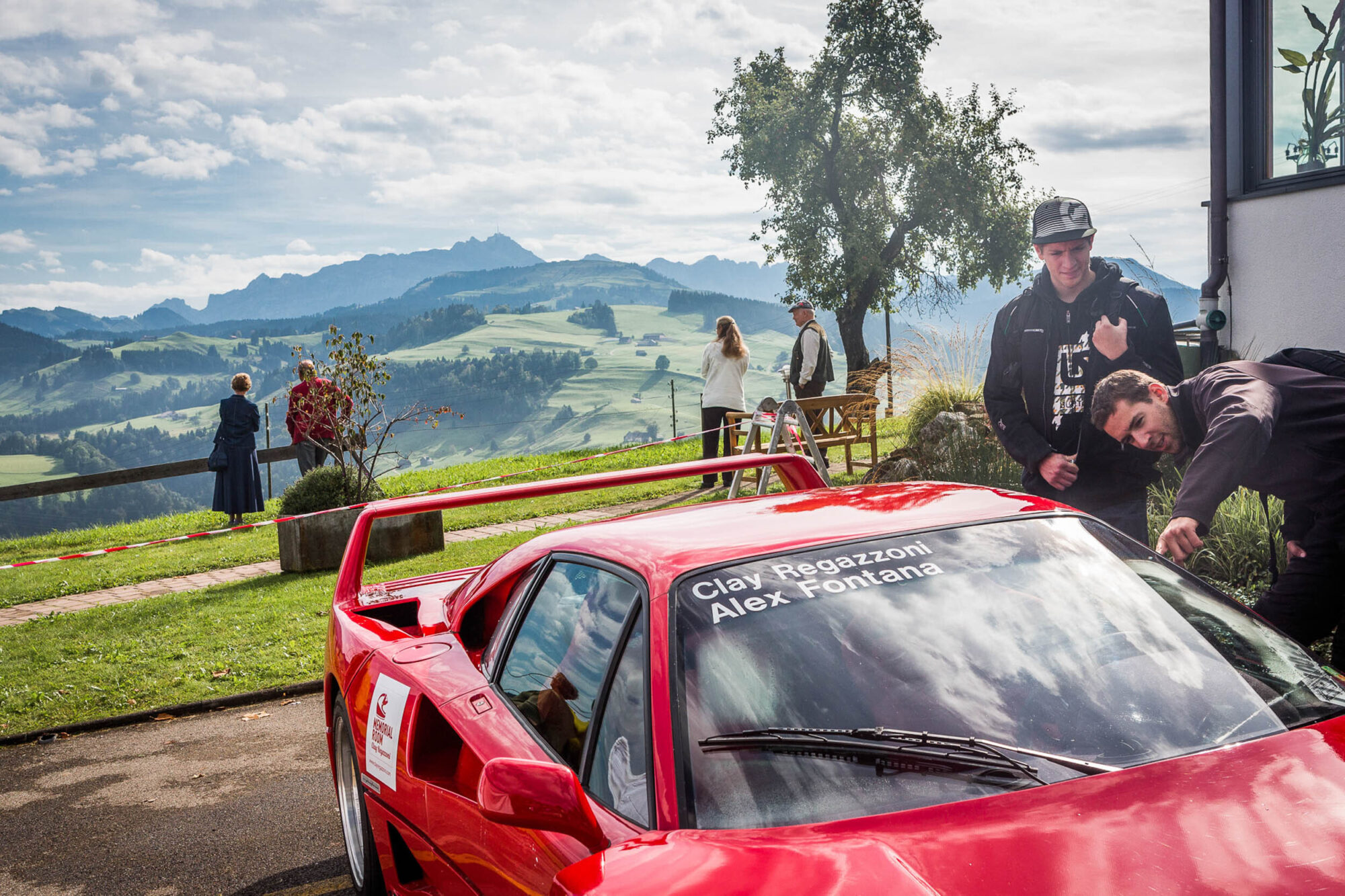 Hemberg, St. Gallen, Schweiz, 23. September 2012 - Bergrennen in Hemberg.