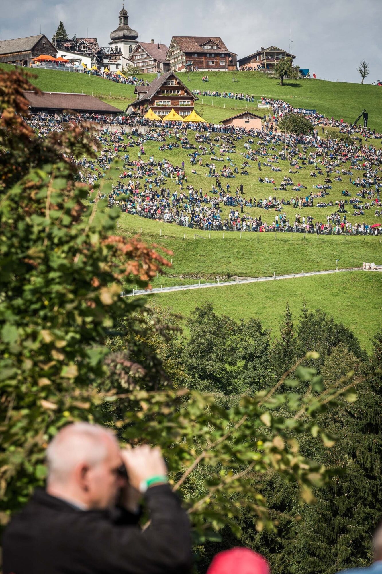 Hemberg, St. Gallen, Schweiz, 23. September 2012 - Bergrennen in Hemberg.