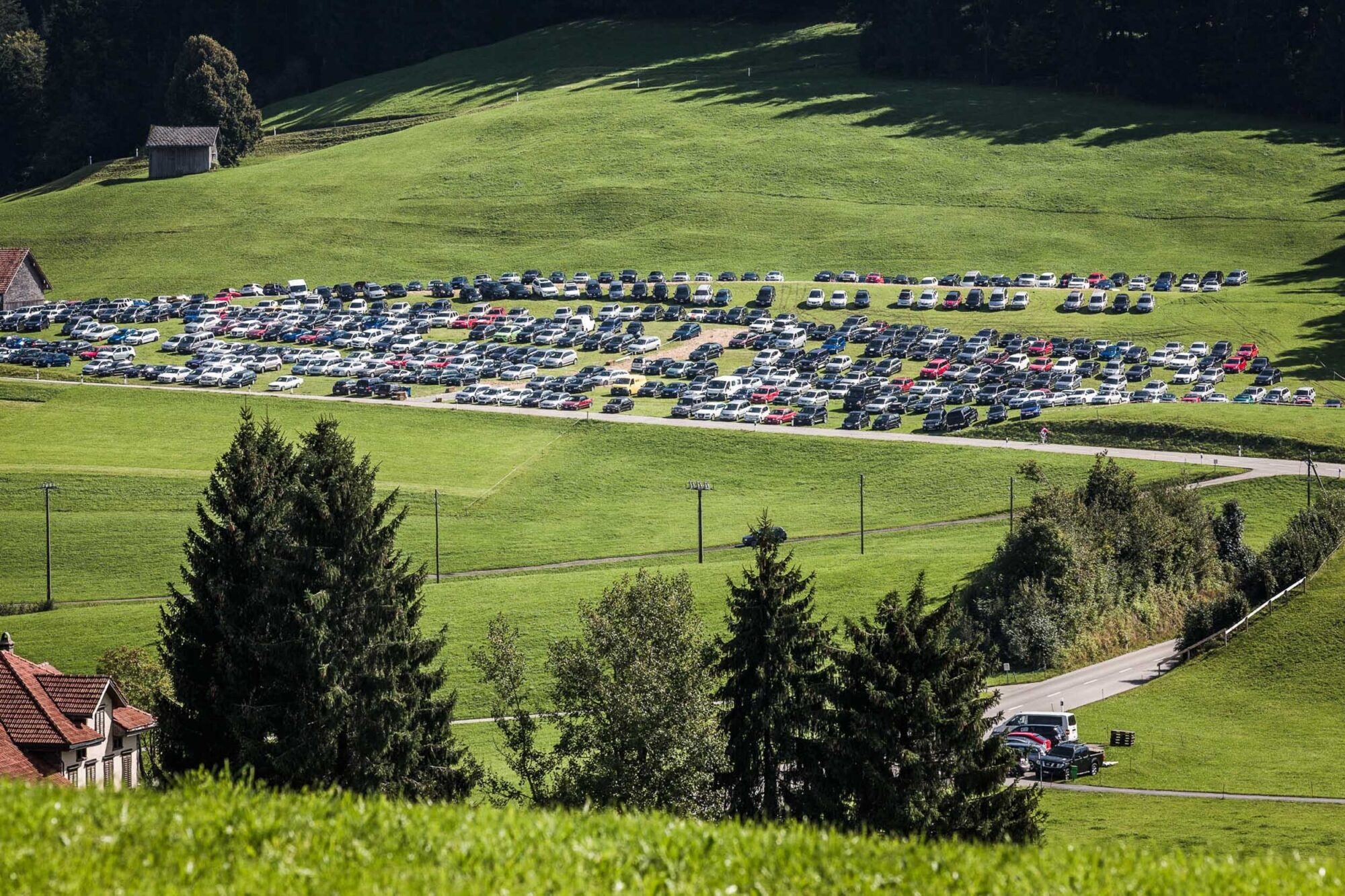 Hemberg, St. Gallen, Schweiz, 23. September 2012 - Bergrennen in Hemberg.