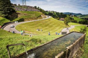 Hemberg, St. Gallen, Schweiz, 23. September 2012 - Bergrennen in Hemberg.