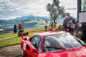 Hemberg, St. Gallen, Schweiz, 23. September 2012 - Bergrennen in Hemberg.