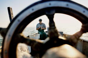 Steinach, St. Gallen, Schweiz, 16. Juli 2007 - Peter Klingenstein, Fischer auf dem Bodensee. Klingenstein ist Praesident des Schweizerischen Fischereiverbandes,

Photo by Daniel Ammann