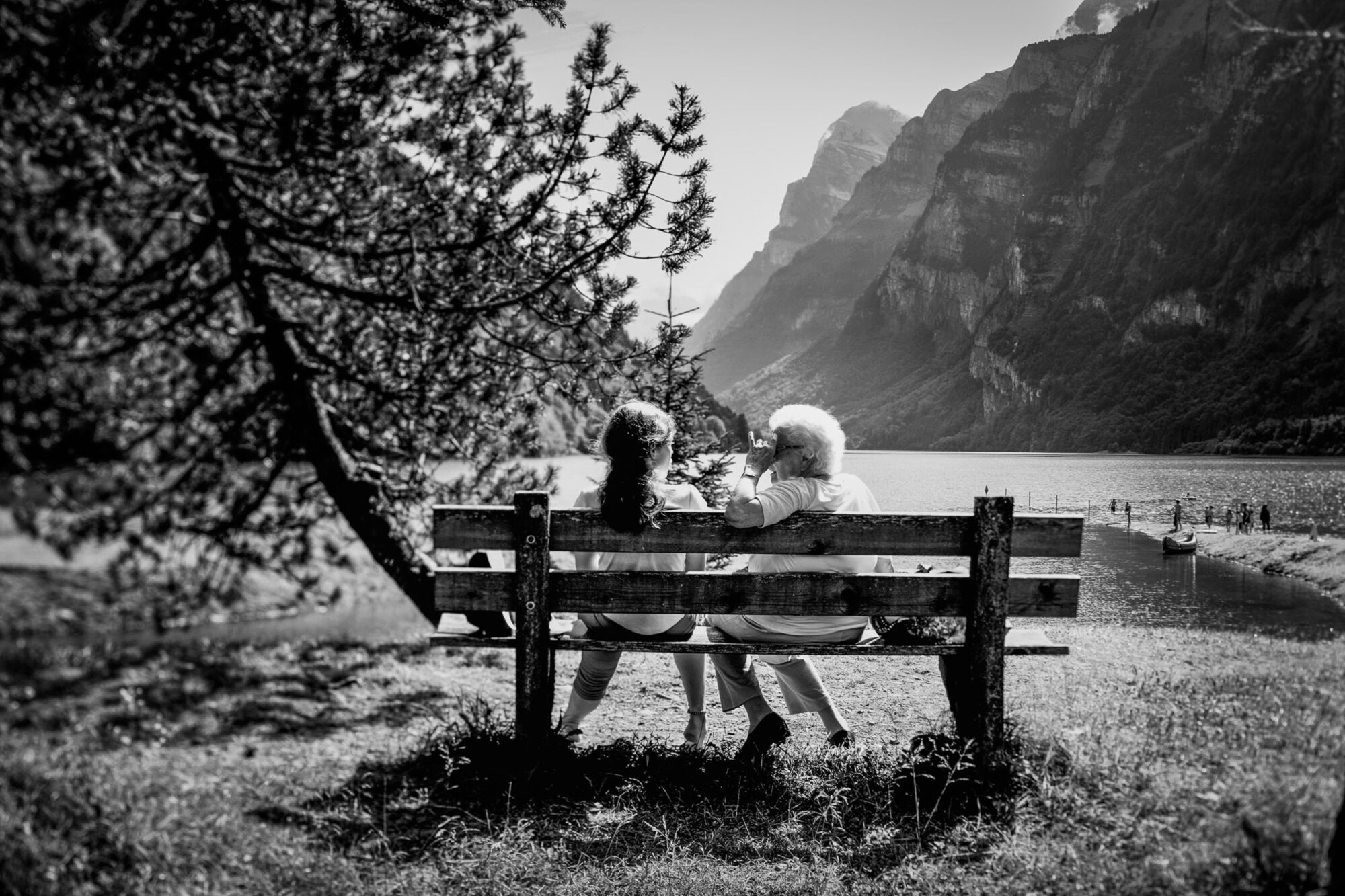 Glarus, Schweiz, 4. August 2008 - Kloentaler See. Tourismus.

Photo by Daniel Ammann