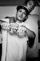 Chur, Schweiz, 7. August 2008 - Rapper Formation Luut und Duetli im Studio. 

Photo by Daniel Ammann