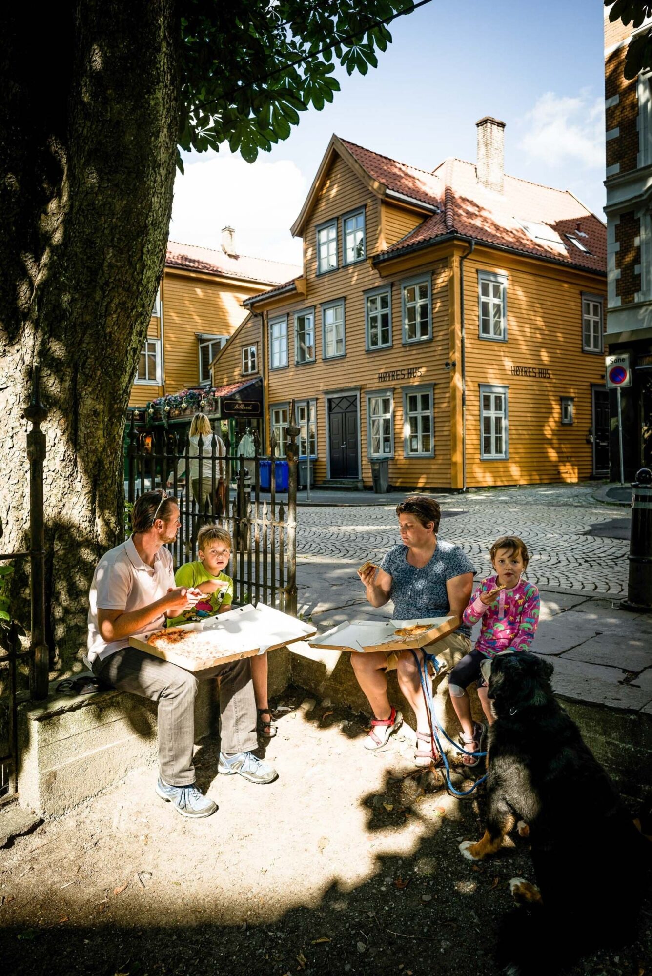 Bergen, Norwegen, 26. August 2013 - Stadt Bergen, Reise mit der Midnatsol auf die Hurtigruten.