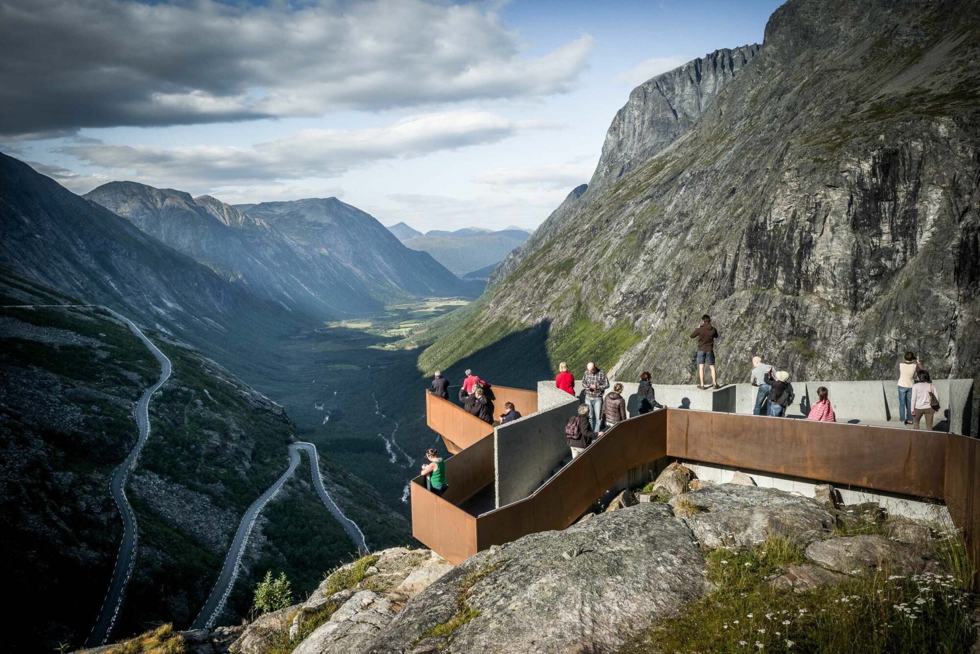 Geiranger, Molde, Norwegen, 27. August 2013 - Geiranger, Trollstigen, Molde, Reise mit der Midnatsol auf die Hurtigruten.