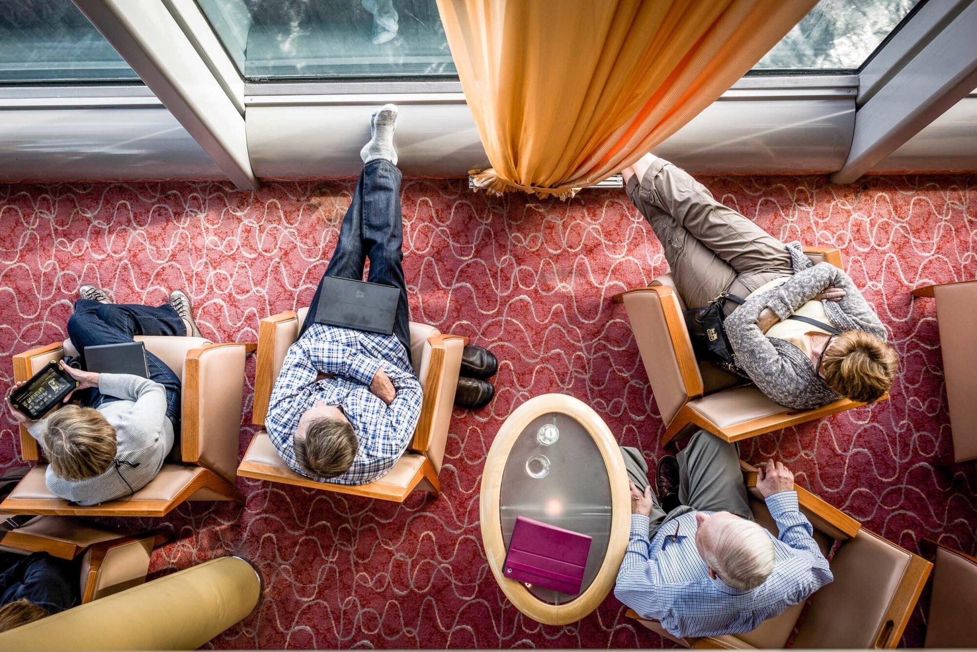 Trondheim, Norwegen, 28. August 2013 - Stadtrundfahrt mit dem Velo in Trondheim, Reise mit der Midnatsol auf die Hurtigruten.