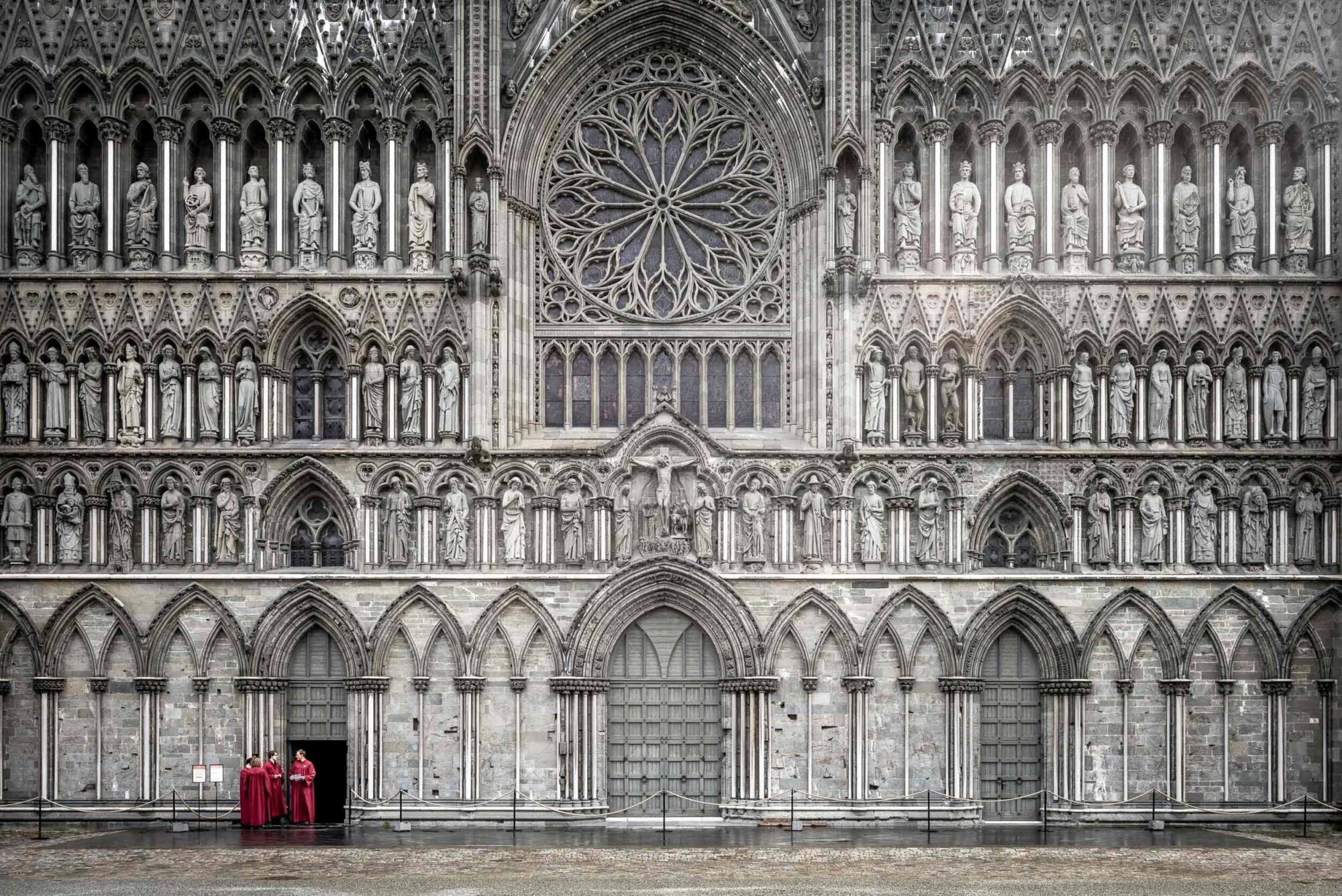 Trondheim, Norwegen, 28. August 2013 - Stadtrundfahrt mit dem Velo in Trondheim, Reise mit der Midnatsol auf die Hurtigruten.