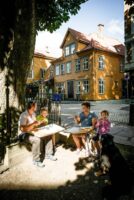 Bergen, Norwegen, 26. August 2013 - Stadt Bergen, Reise mit der Midnatsol auf die Hurtigruten.