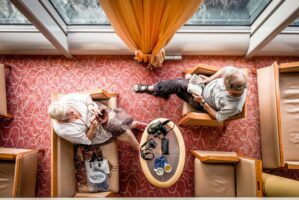 Trondheim, Norwegen, 28. August 2013 - Stadtrundfahrt mit dem Velo in Trondheim, Reise mit der Midnatsol auf die Hurtigruten.