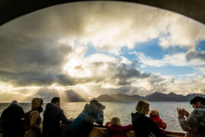 Lofoten, Norwegen, 29. August 2013 - Vikinger Fest auf den Lofoten, Reise mit der Midnatsol auf die Hurtigruten.