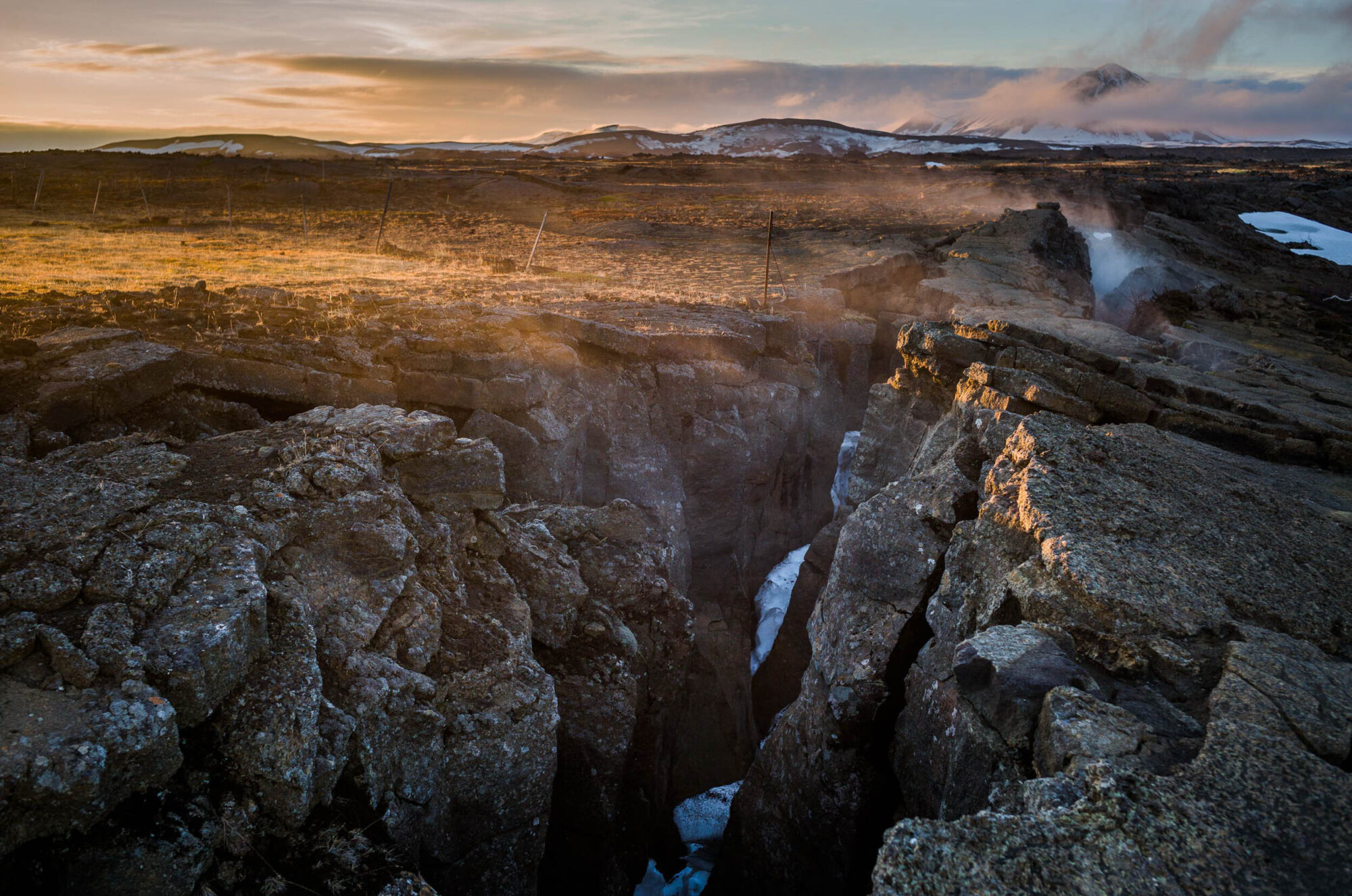 Akureyri, Island, 15. Mai 2016 - Reportage in Island, Akureyri nach Myvatn See im Abendlicht