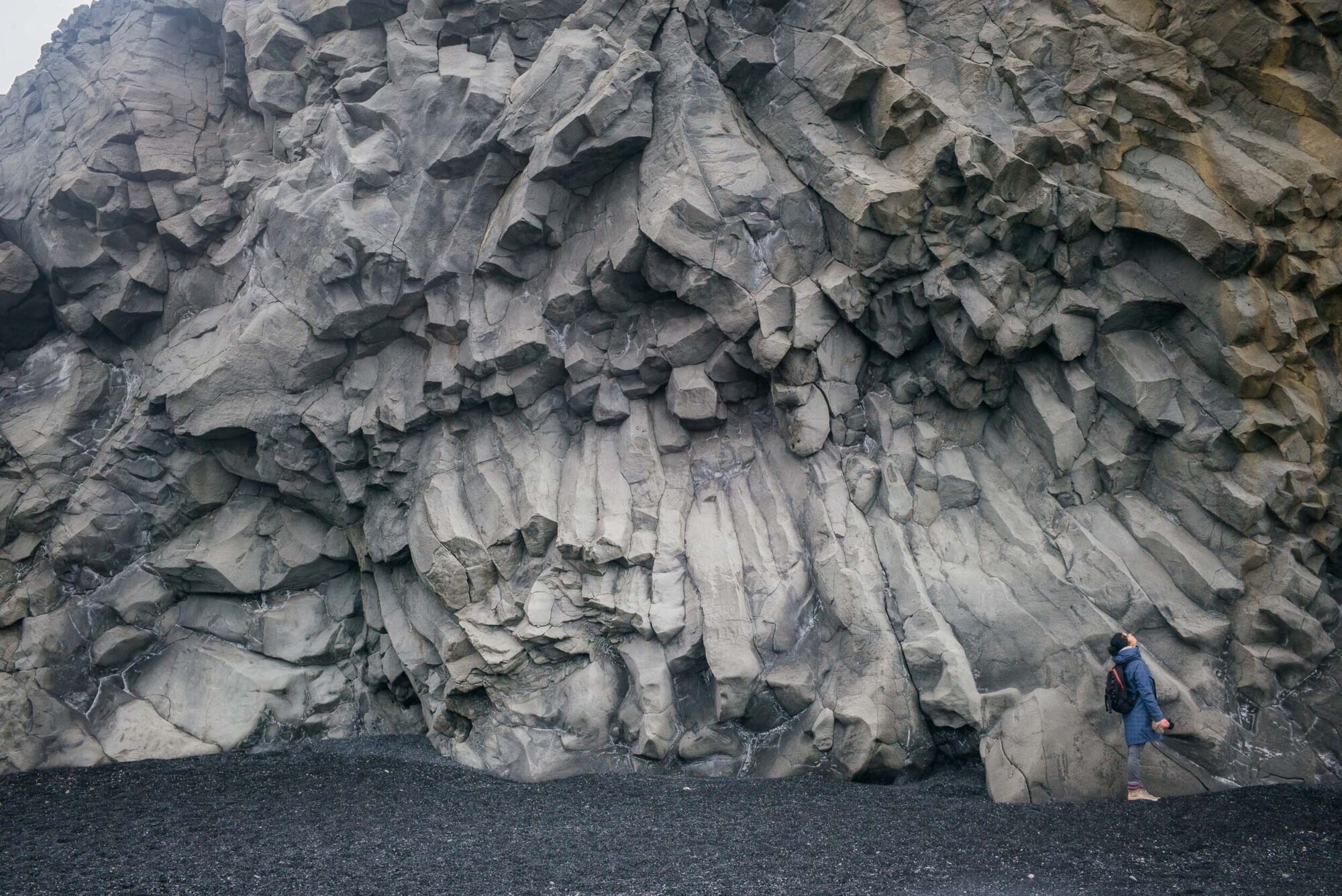 Myvatn, Hoefl, Island, 17. Mai 2016 - Reportage in Island, Schwarzer Strand und Wasserfall und Hot Pot.