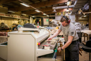 Saudarkrokur, Island, 12. Mai 2016 - Reportage in Island, Saudarkrokur, Fish Leather.