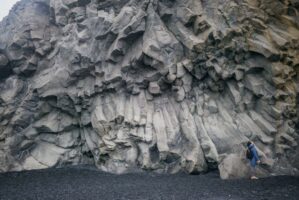 Myvatn, Hoefl, Island, 17. Mai 2016 - Reportage in Island, Schwarzer Strand und Wasserfall und Hot Pot.