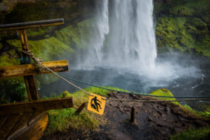 Myvatn, Hoefl, Island, 17. Mai 2016 - Reportage in Island, Schwarzer Strand und Wasserfall und Hot Pot.