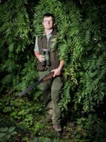 Wangs, St. Gallen, Schweiz, 3. September 2011 - Gallus Gruenefelder ist Jaeger geworden weil es eine ideale Kombination ist das Wissen zu vertiefen und neues dazu zu lernen .