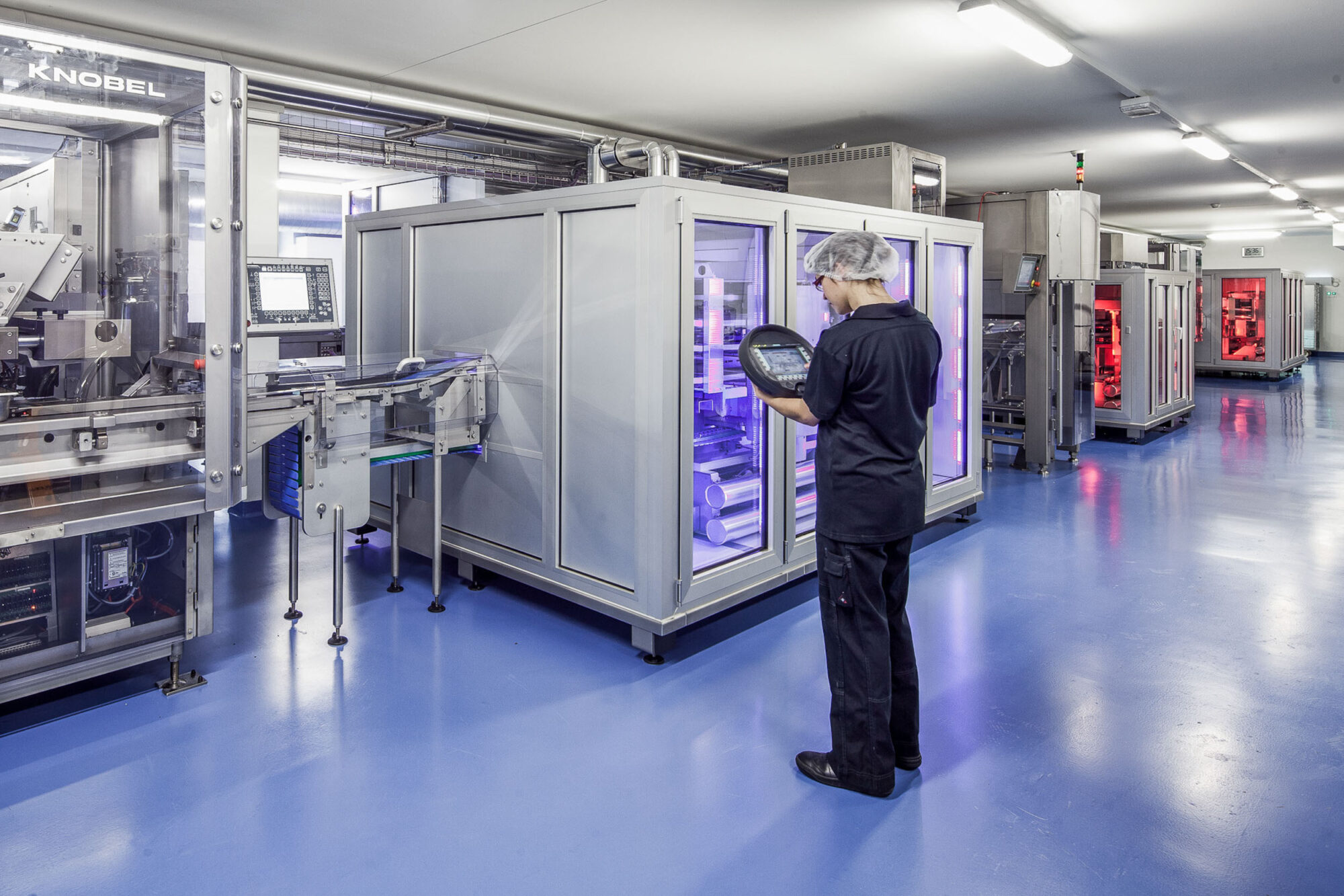 Broc, Schweiz, 20. Januar 2011 - Knobel Maschine in Broc.