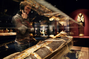 Zuerich, Schweiz, 12. Maerz 2008 - Tutanchamun, sein Grab und die Schaetze, eine Ausstellung im Toni Areal ab 8. Marz bis 29. Juni 2008.

Photo by Daniel Ammann