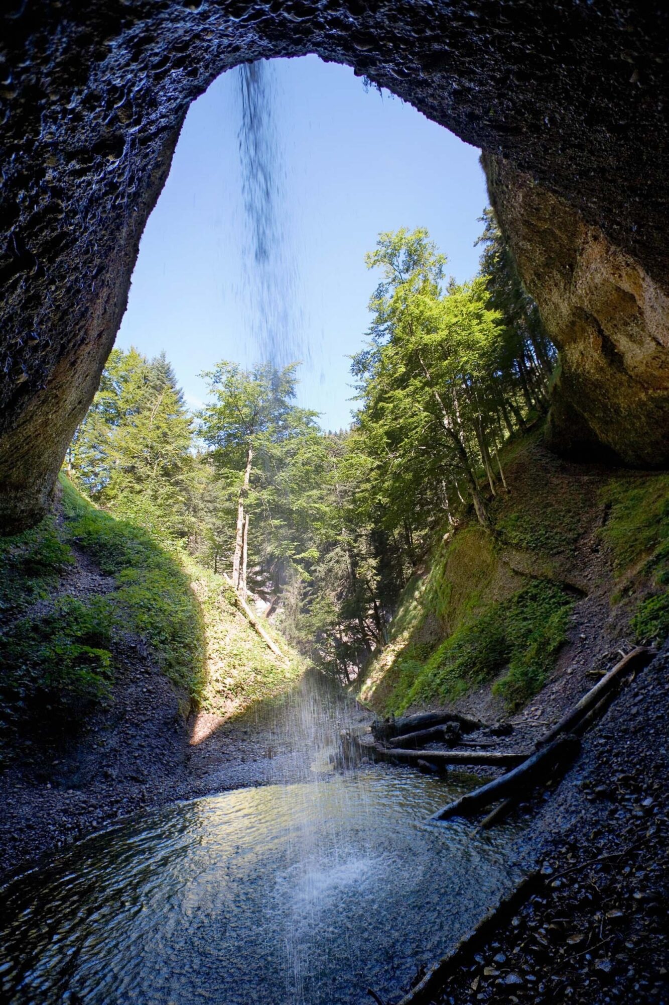 Neckertal, St. Gallen, Schweiz, 15. August 2007 - Das Ofenloch, Ursprung des Neckers.

Photo by Daniel Ammann