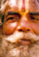 KATHMANDU 21. APRIL 2000 - Ein Indischer Heiliger, ein Sadhu, bettelt in Nepals Hauptstadt Kathmandu um Rupien.

Photo by Daniel Ammann