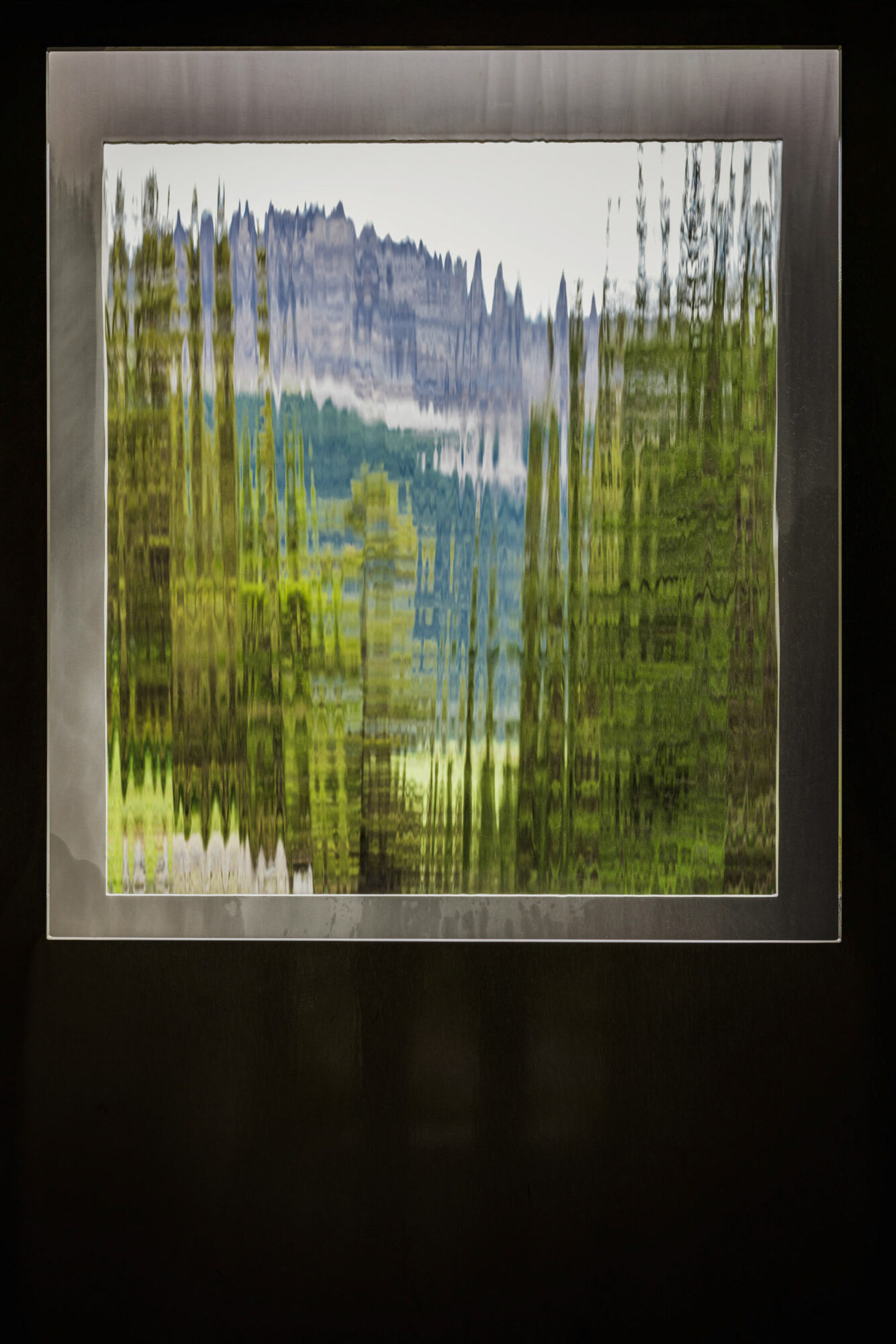 Zuoz, Graubuenden, Schweiz, 19. August 2016 - Kunst von Roman Signer im oeffentlichen Raum...