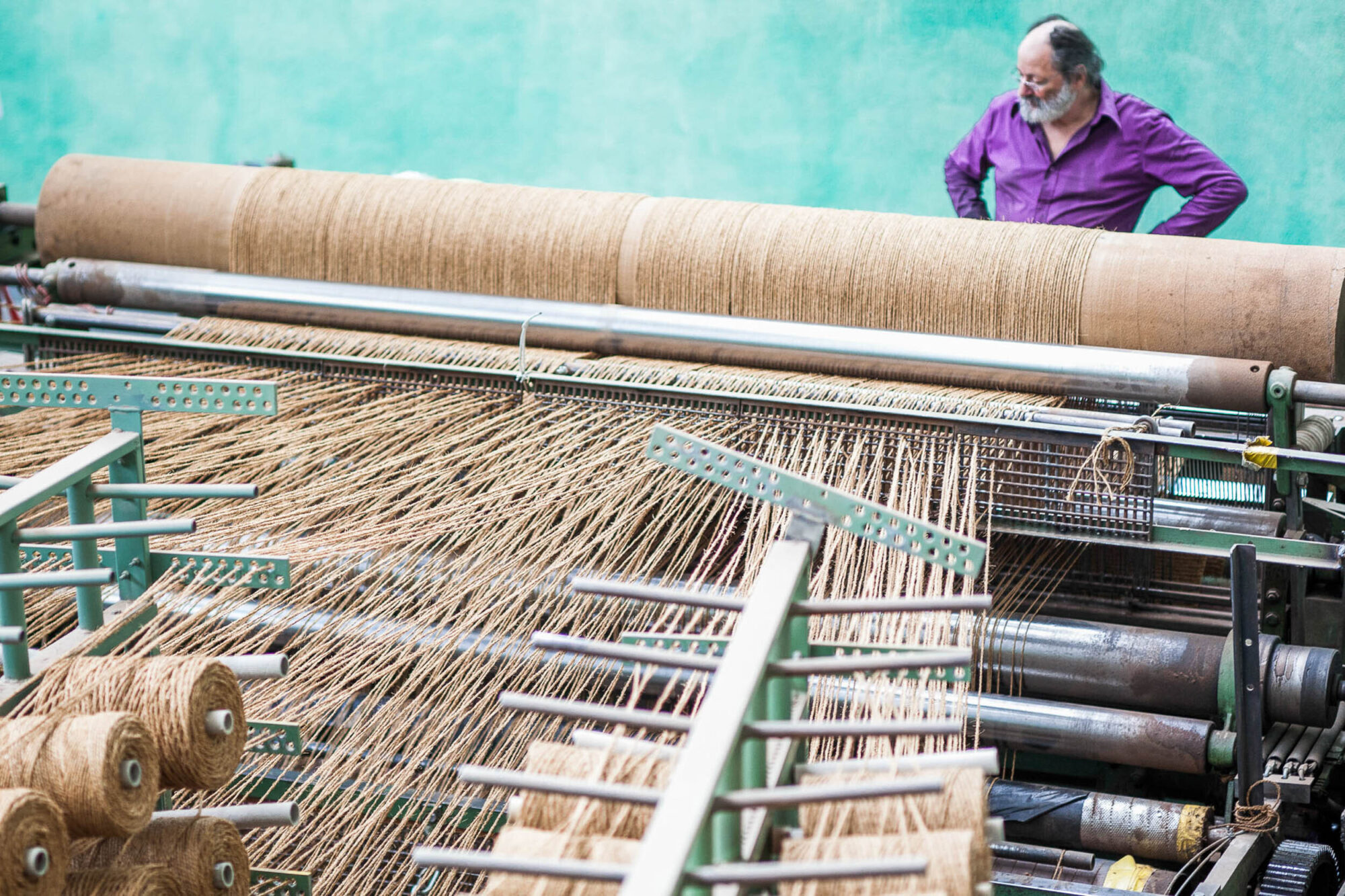Langental, Bern, Schweiz, 23. August 2011 - Ruckstuhl Teppich in Langental.