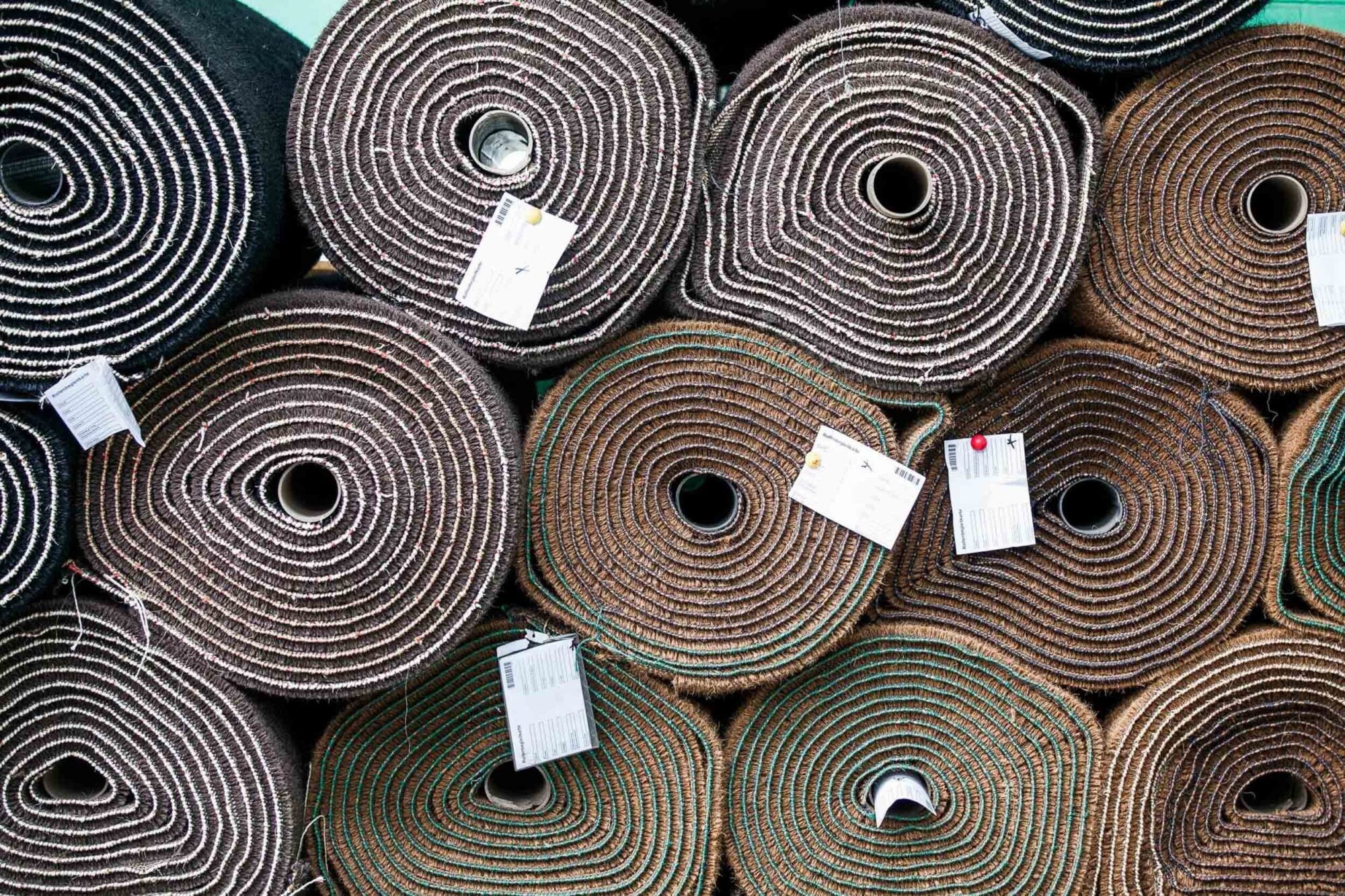 Langental, Bern, Schweiz, 23. August 2011 - Ruckstuhl Teppich in Langental.