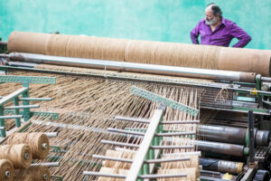 Langental, Bern, Schweiz, 23. August 2011 - Ruckstuhl Teppich in Langental.