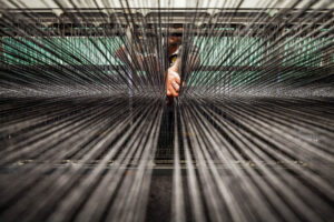 Langental, Bern, Schweiz, 23. August 2011 - Ruckstuhl Teppich in Langental.