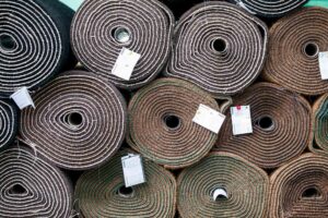 Langental, Bern, Schweiz, 23. August 2011 - Ruckstuhl Teppich in Langental.