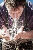 St. Gallen, Schweiz, 19. August 2012 - Schwaegalp Schwingen Projekt.