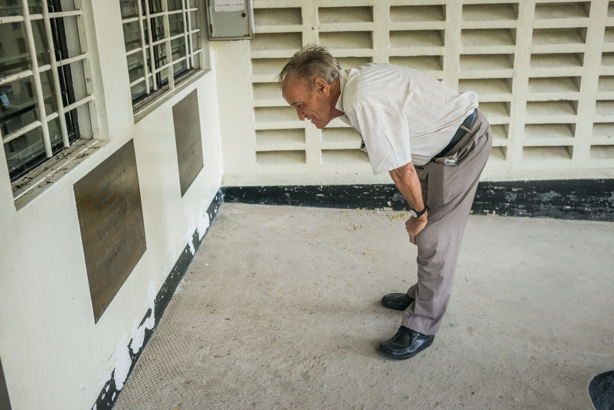 Dar Es Salaam, Tansania, 9. Juli 2014  - Othopaedisches Institut in Dar. Reportage in Tansania mit Werner Spitteler ueber Malaria, Artemisia Annua, Moringa und Mineralien.