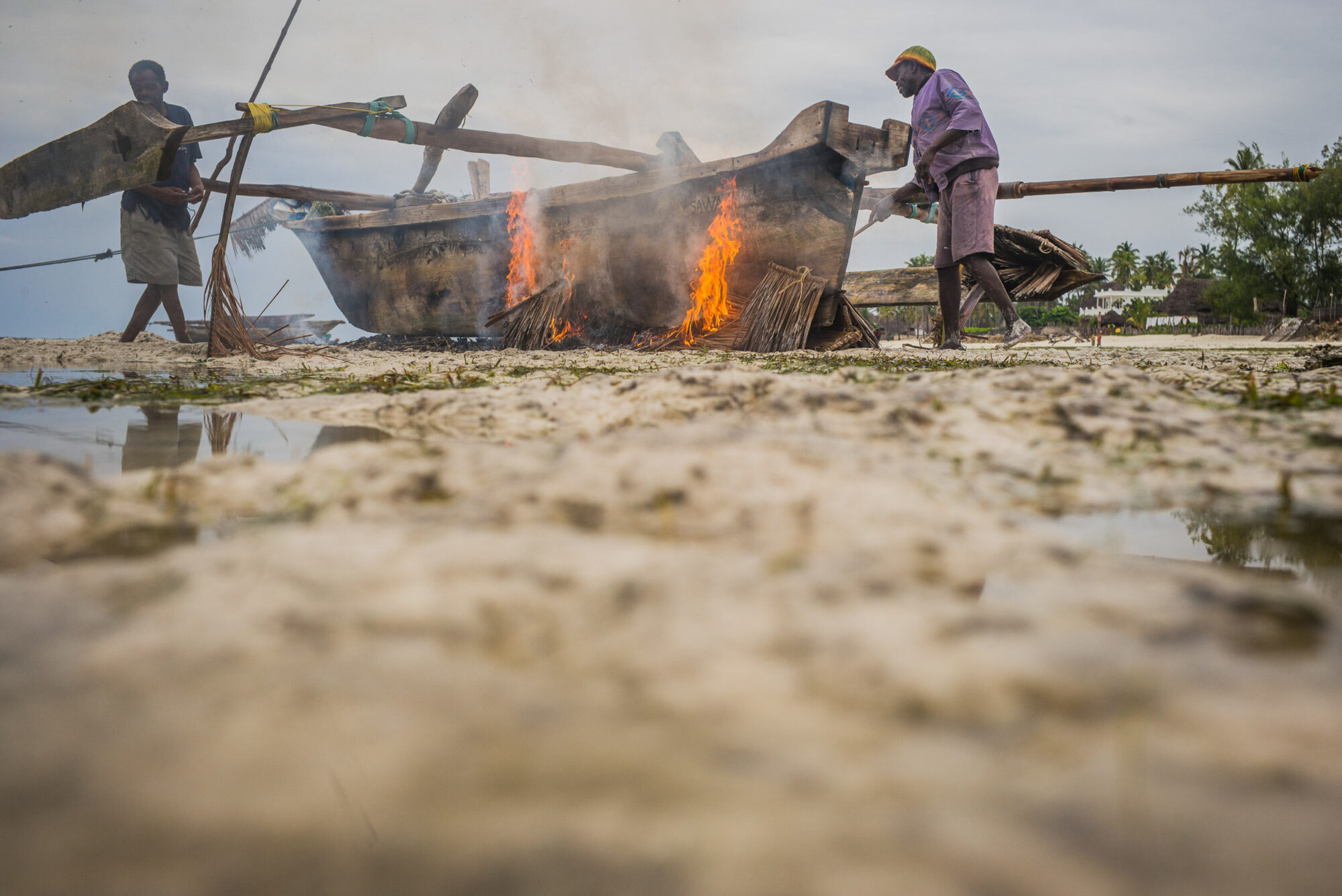 Sansibar, Tansania, 13. Juli 2014  - Ferien auf Sansibar mit Lilli, Marie und Nadja. Reportage in Tansania und Sansibar mit Werner Spitteler ueber Malaria, Artemisia Annua, Moringa und Mineralien.