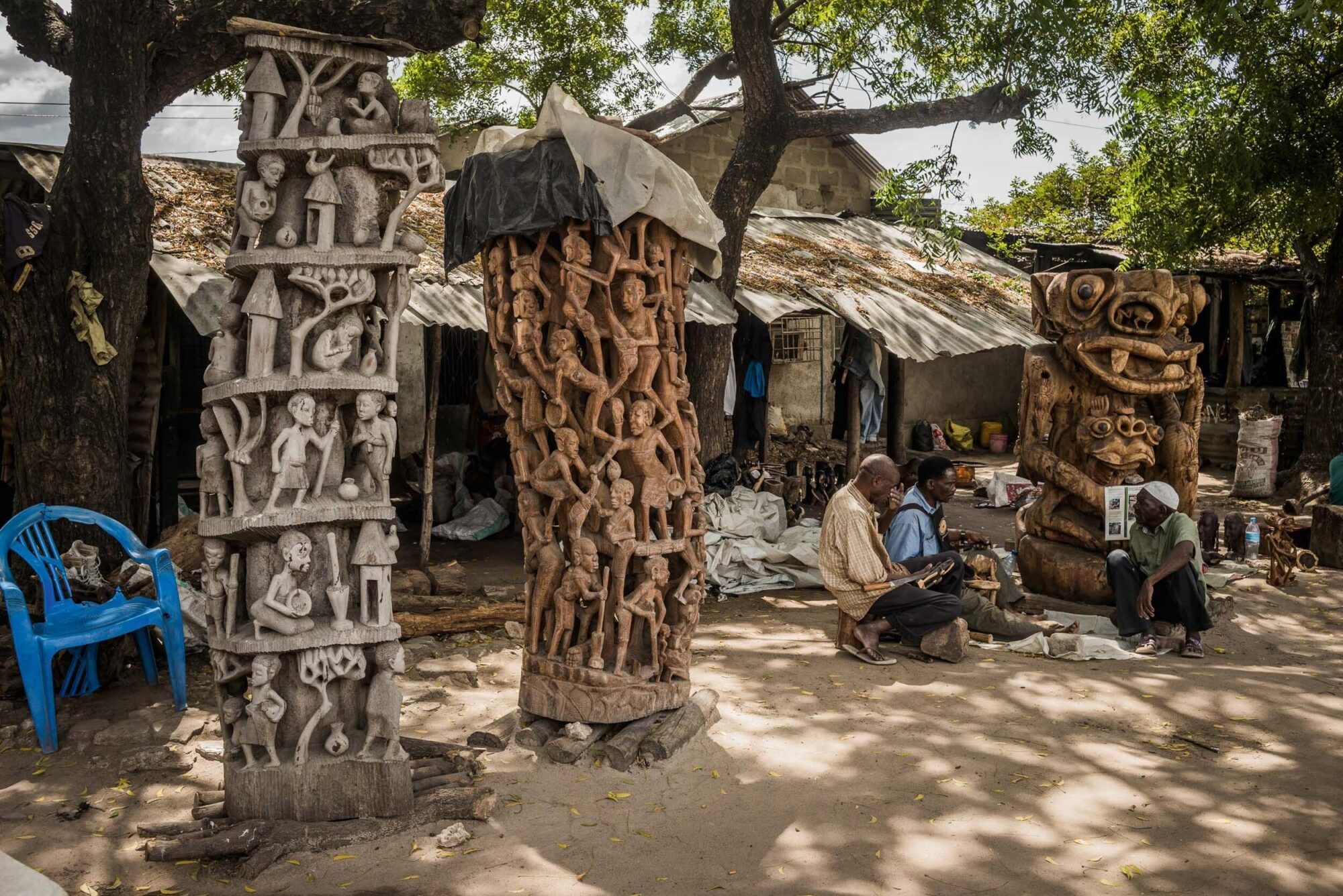 Dar Es Salaam, Tansania, 22. Juli 2014  - .Grab von  Yohani Kinyala Lauwo, Reportage in Tansania und Sansibar mit Werner Spitteler ueber Malaria, Artemisia Annua, Moringa und Mineralien.