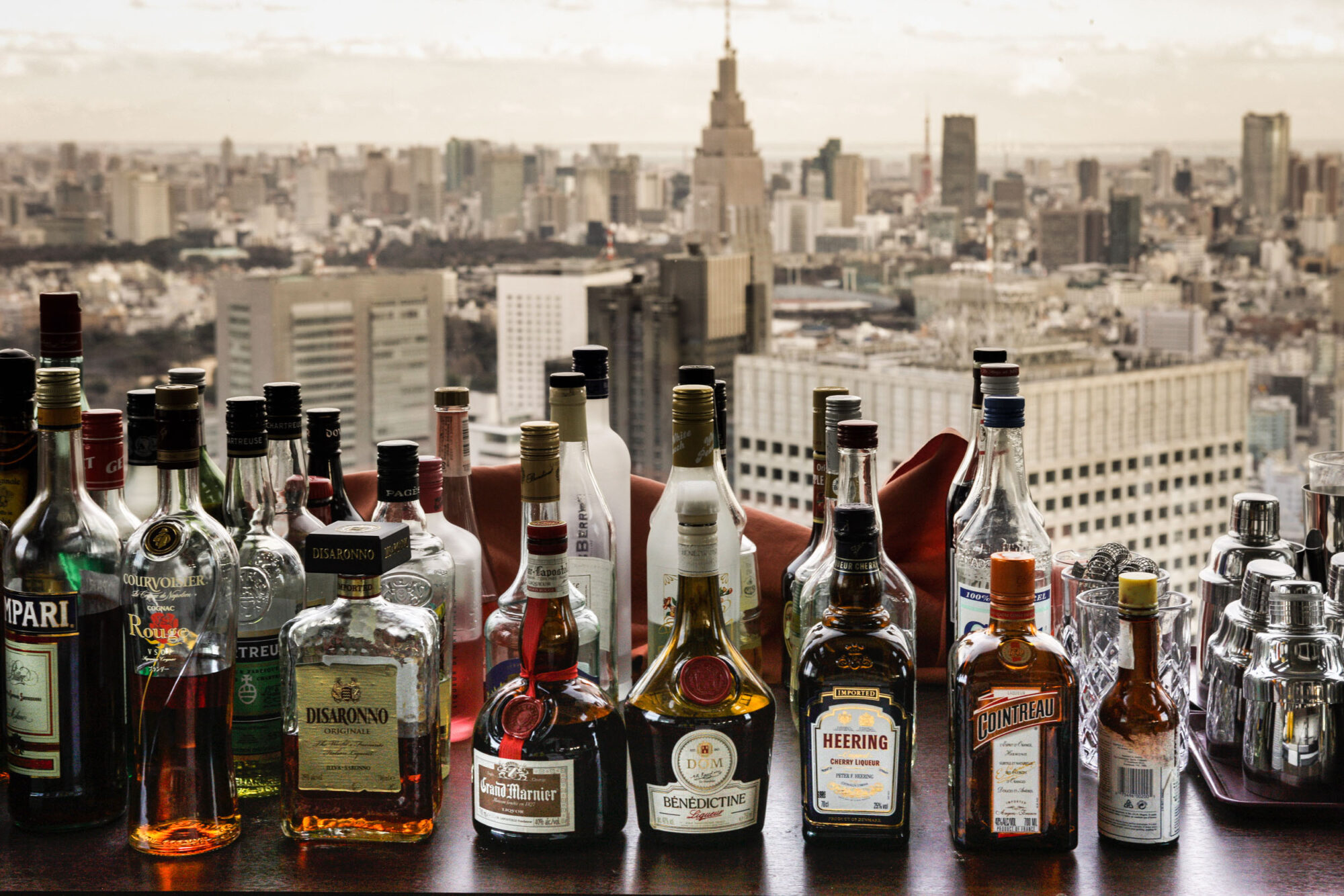 Tokio, Japan, 17. Februar 2009 - Tokio, Hauptstadt von Japan. Blick vom Hochhaus ueber Tokio von Regierungsgebaeude aus. Abendstimmung.

Photo by Daniel Ammann