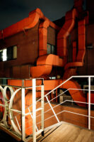 Tokio, Japan, 15. Februar 2009 - Tokio, Hauptstadt von Japan. Kunst am Bau. Infrastruktur wie Lueftung aussen an der Fassade.

Photo by Daniel Ammann