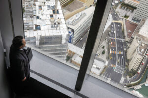 Tokio, Japan, 17. Februar 2009 - Tokio, Hauptstadt von Japan. Blick von einem Hochhaus auf Tokio.

Photo by Daniel Ammann