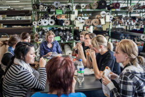 Deutschland, Herrenberg, 26. April 2010 - Firma Walter Knoll, Produktion von hochwertigen Mobilien wie Stuhl, Sessel, Tisch, Sofa, Bank.