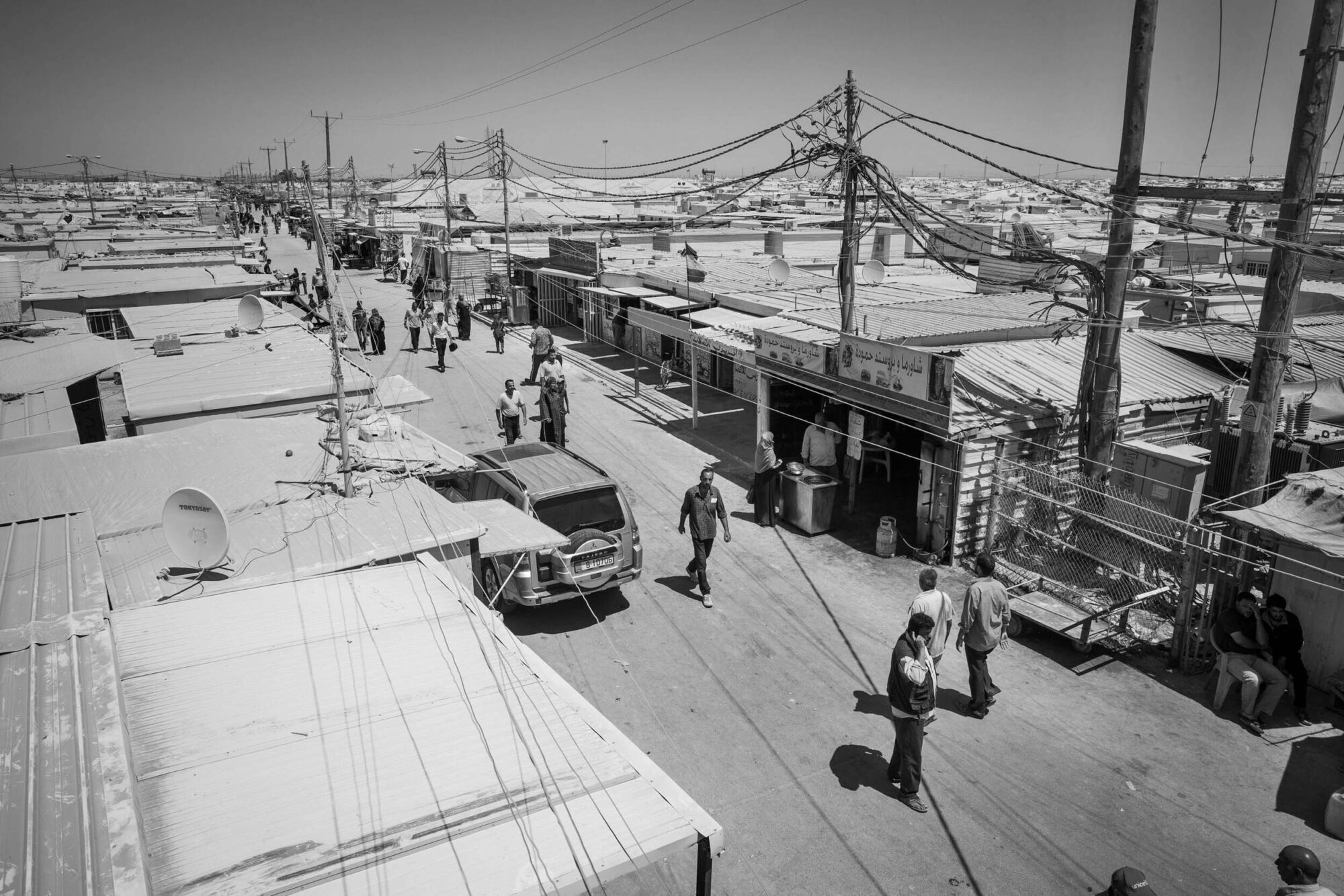 Amman, Za Aatari, Jordanien, 26. August 2014 - Za Aatari, Fluechtingscamp in der Wueste von Jordanien.