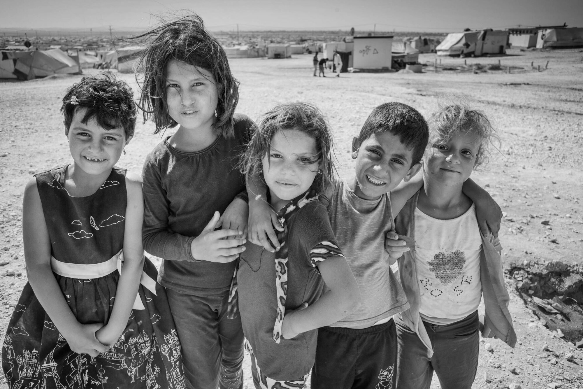 Amman, Za Aatari, Jordanien, 25. August 2014 - Za Aatari, Fluechtingscamp in der Wueste von Jordanien.