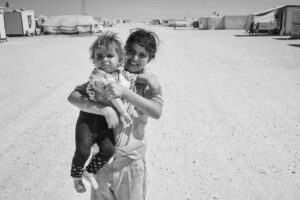 Amman, Za Aatari, Jordanien, 26. August 2014 - Za Aatari, Fluechtingscamp in der Wueste von Jordanien.